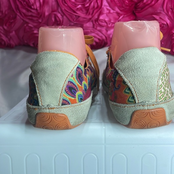 (A2) DESIGUAL, multi-coloured printed sneakers,‎ size 40/9 USA - Picture 5 of 13